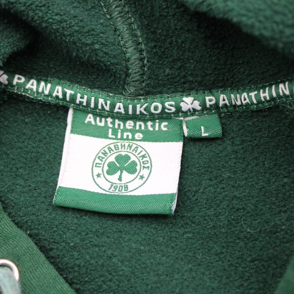 Soccer Hoodie - Panathinaikos FC Crested Logo - Men's Large - Picture 7 of 7